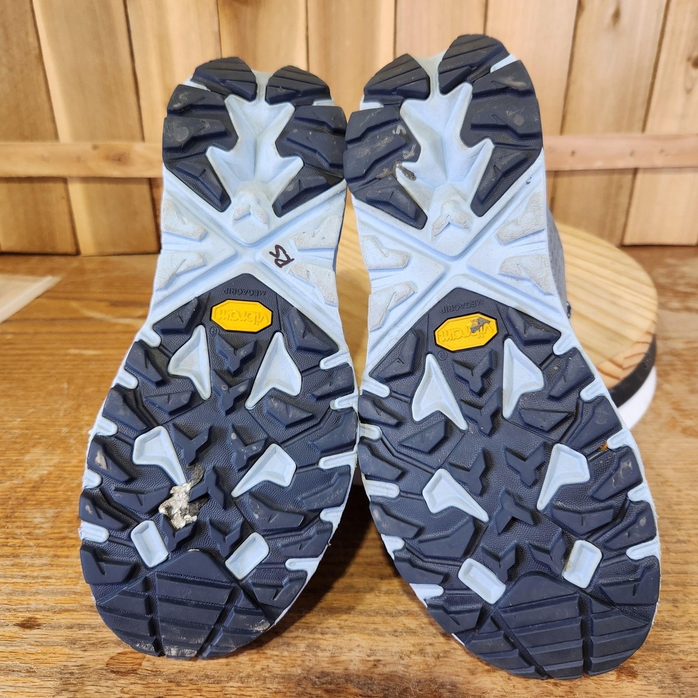Hoka One One Anacapa Low GTX Shoes Womens 8.5 Blue Gore-Tex Hiking NO INSOLE - Picture 7 of 10